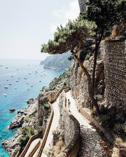 Voyages itinérants Italie - Côte amalfitaine - Capri - Salerne - Praiano