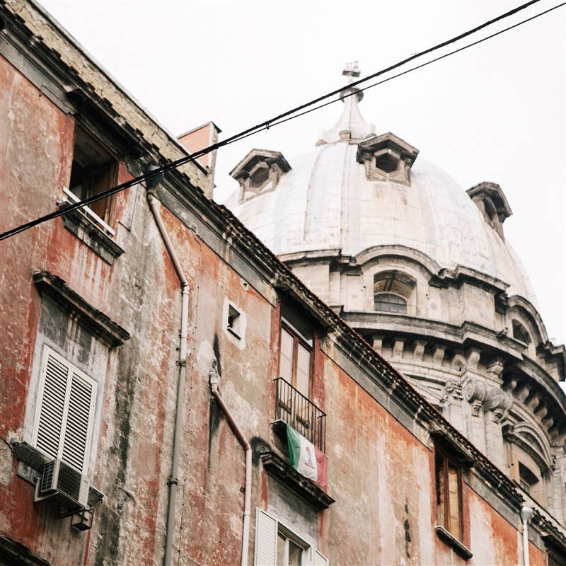 Détail d'un monument de Naples