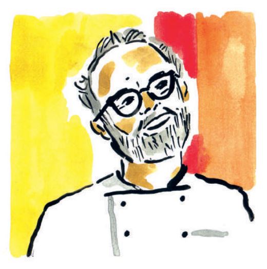 dessin de Massimo Bottura