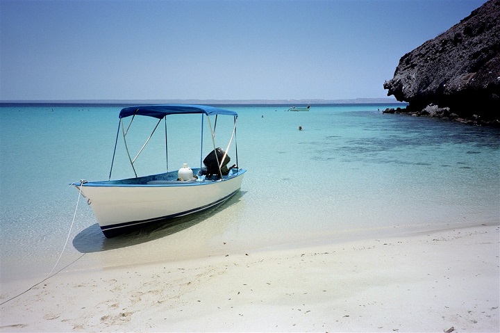 Plage de La Paz au Mexique