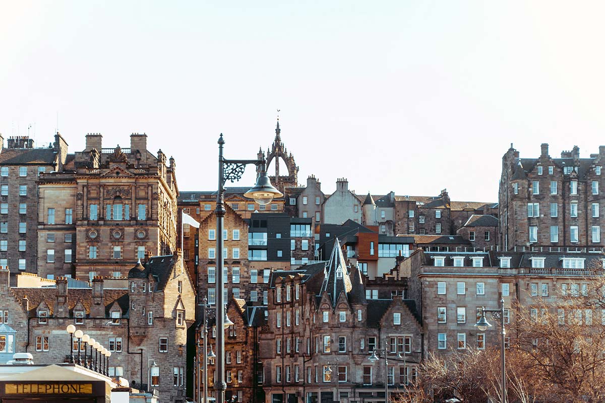 Façades à Edimbourg