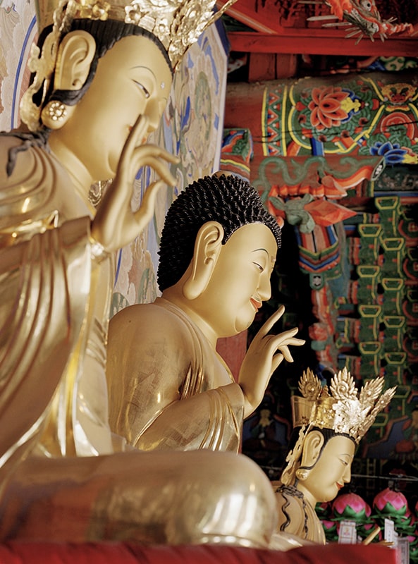 Statue de Bouddha en Corée du Sud