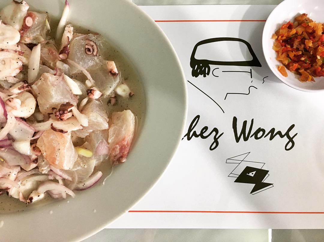 Ceviche de chez Wong Lima