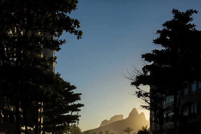 couché de soleil a Rio