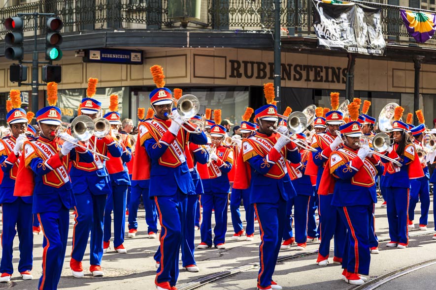 Fanfare à Mardi Gras