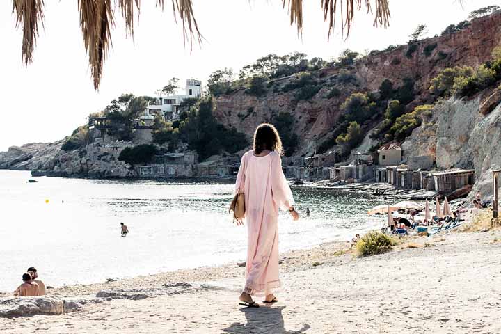 Femme à Ibiza