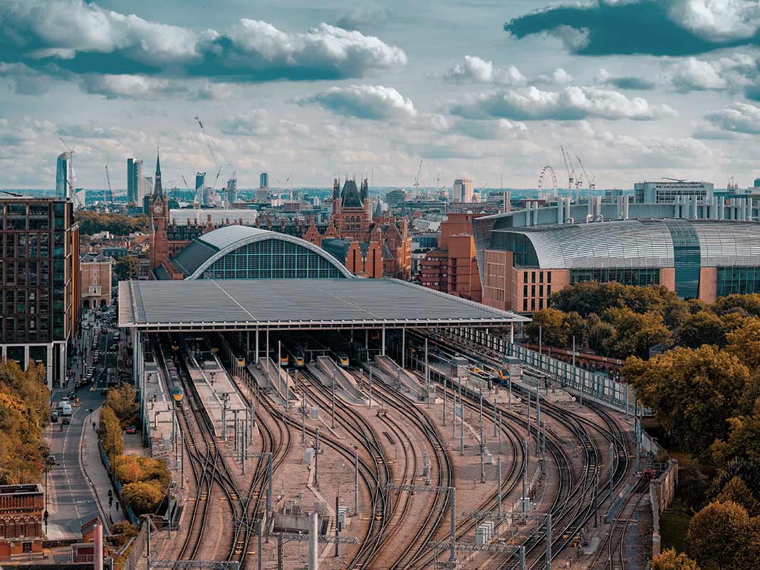 Prendre le train à Londres