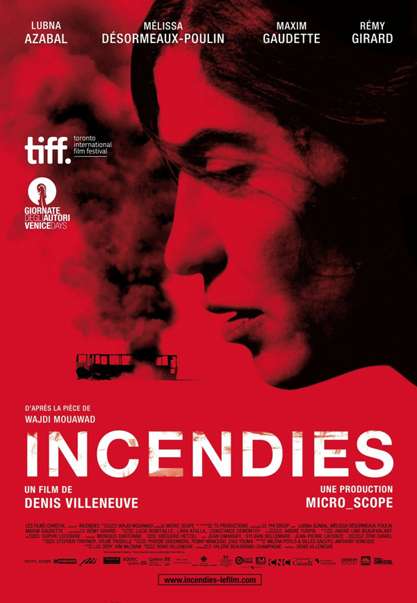 couverture du film Incendies