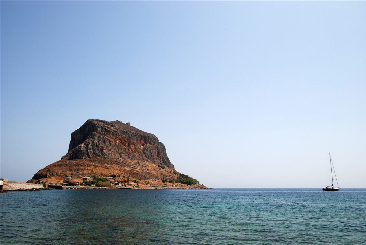 Paysage de Monemvasia