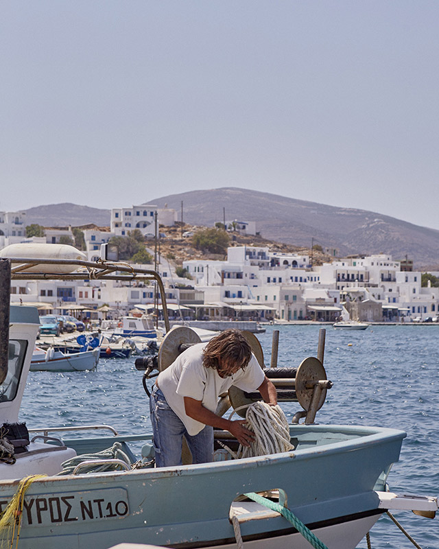 Pêcheur à Tinos