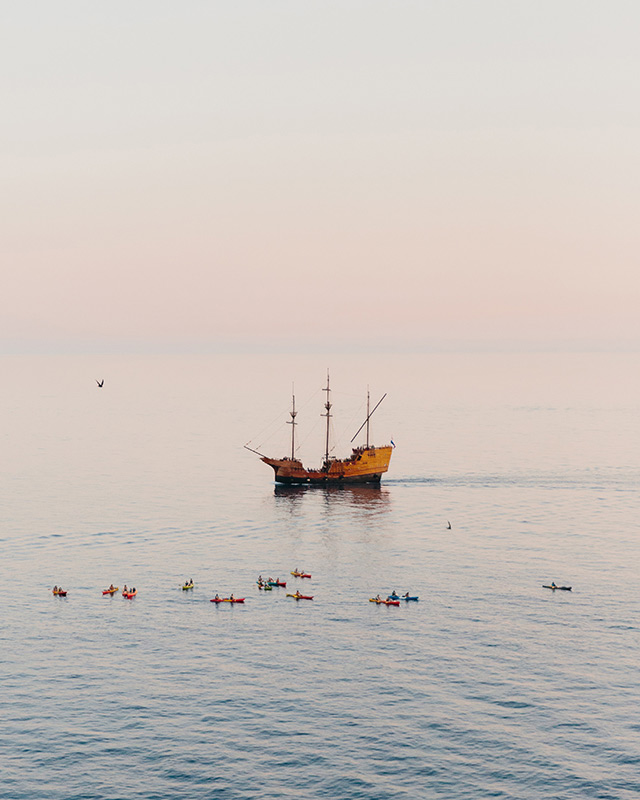 bateau à Dubrovnik