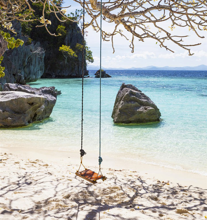 Plage dans les Philippines