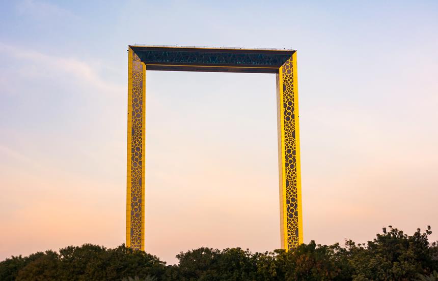 Le Dubai Frame, point de vue unique