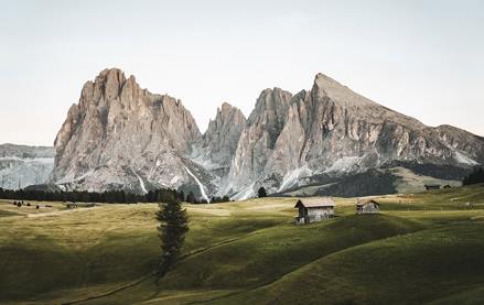 Les Dolomites, carte postale du vertige