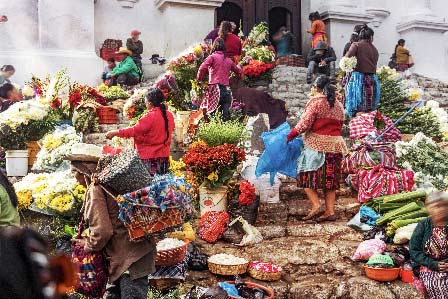 Le marché de Chichicastenango